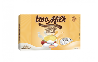 Maxtris Two Milk White Chantilly Cream and Strawberry flavor 1kg