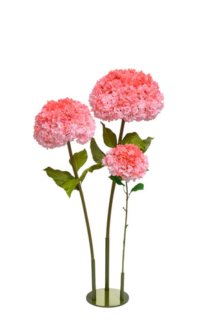 Set da 3 Ortensie Sfumate Rosa 160cm