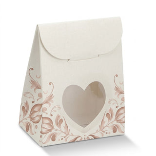 Scatole Scotton - Scatola con Cuore Dolce Vita Cipria 10pz - 60x35x80