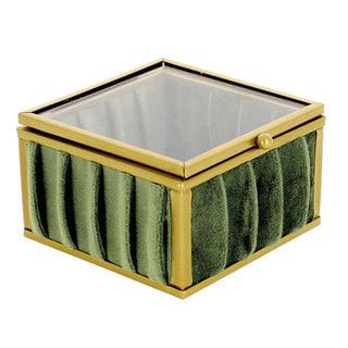 Hexagon Terrarium Ampoule 15x14.5x7 Gold