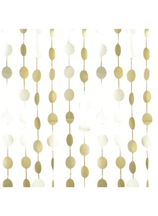 Givi Italia Decorative foil curtain 2x2 m Champagne