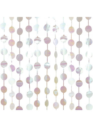 Givi Italia Iridescent foil decorative curtain 2x2 m