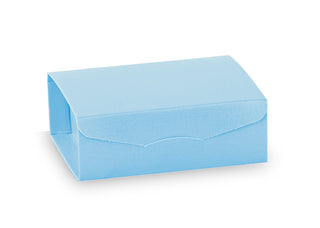 Scotton - Scatolina Gift in Fibra Azzurra 10pz  - 10x10x3,5