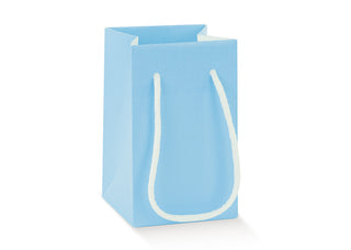 Scotton - Shopper Box in Fibra Azzurra 10pz - 11x11x17