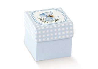 Scotton - Scatolina Elefantino Azzurra 10pz - 5x5x5cm