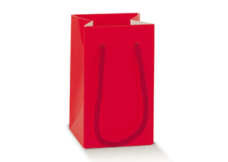 Scotton - Shopperbox cordino in Lino Rosso Laurea 10pz - 7x7x12