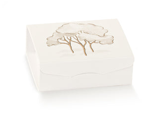 Scotton - Scatola Gift Intrecci Alberi Avorio 10pz - 7x7x3