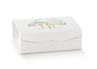 Scotton - Scatolina Gift Intrecci Verdi Alberi 10pz - 7x7x3