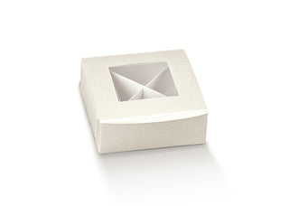 Scotton scatola seta bianco con divisori 8x8x3 10pz
