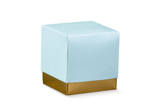 Scotton scatolina fleur azzurra per prodotti alimentari 10pz