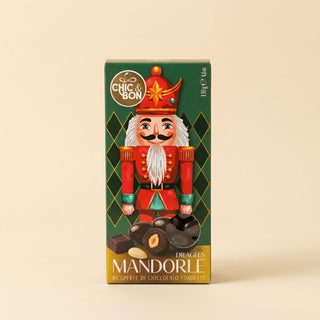 Cioccolato Buratti - Dragées Mandorla Ricoperta di Cioccolato Fondente Senza Glutine - 130g