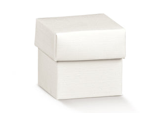 Scotton scatolina quadrata fibra bianco 5x5x5 10pz