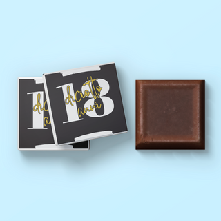 Cioccolatini di cortesia per il tuo evento! 3x3 cm (MINIMO 30PZ)