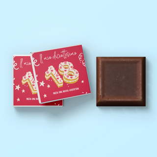 Cioccolatini di cortesia per il tuo evento! 3x3 cm (MINIMO 30PZ)