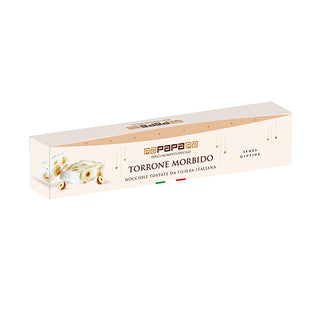 Papa Natale 2025 - Torrone morbido con nocciole tostate italiane - 150g