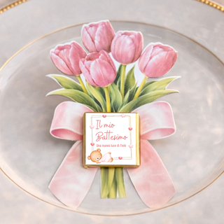 Segnaposti Tulipani Personalizzati per il tuo evento! 15x9 cm (MINIMO 20PZ)