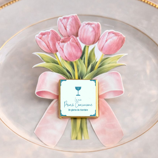 Segnaposti Tulipani Personalizzati per il tuo evento! 15x9 cm (MINIMO 20PZ)