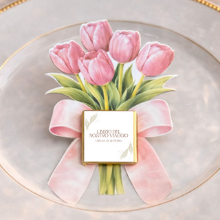 Segnaposti Tulipani Personalizzati per il tuo evento! 15x9 cm (MINIMO 20PZ)