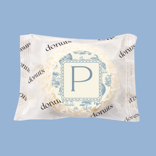 Donuts Incartate Personalizzati con iniziali (MINIMO 18PZ)
