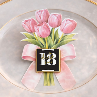 Segnaposti Tulipani Personalizzati per il tuo evento! 15x9 cm (MINIMO 20PZ)
