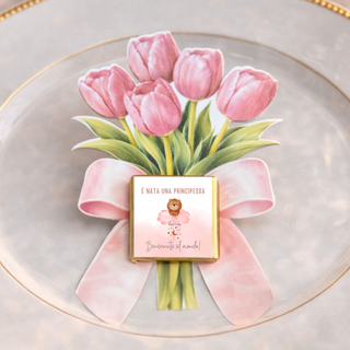 Segnaposti Tulipani Personalizzati per il tuo evento! 15x9 cm (MINIMO 20PZ)