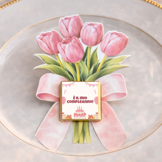 Segnaposti Tulipani Personalizzati per il tuo evento! 15x9 cm (MINIMO 20PZ)