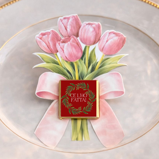Segnaposti Tulipani Personalizzati per il tuo evento! 15x9 cm (MINIMO 20PZ)