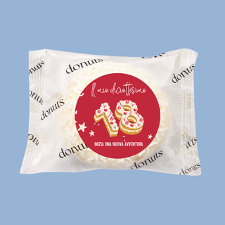 Donuts Incartate Personalizzati Per il tuo Evento! (MINIMO 18PZ)