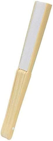 Ventagli di Legno Bambu' E Carta Bianca 1pz