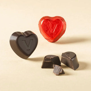 Cioccolato Venchi - Cuore Rosso Valentines di Cioccolato Extra Fondente Senza Glutine