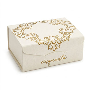Scatole Scotton - Scatola Gift Oro Cinquanta 10pz - 70x70x30
