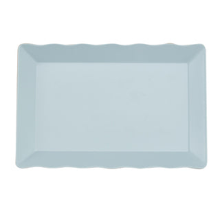Light blue melamine tray