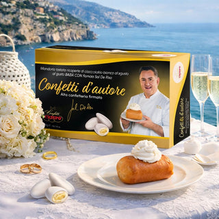 Confetti Crispo - Ciocomandorla Babà con panna Sal De Riso Bianco - 1Kg