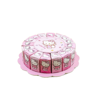 SALDI Hello Kitty Torta con Astuccio Portaconfetti da 16pz Assortiti