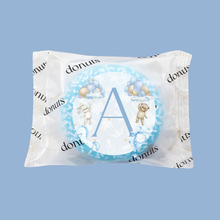 Donuts Incartate Personalizzati con iniziali (MINIMO 18PZ)