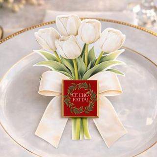 Segnaposti Tulipani Personalizzati per il tuo evento! 15x9 cm (MINIMO 20PZ)