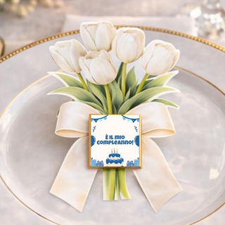 Segnaposti Tulipani Personalizzati per il tuo evento! 15x9 cm (MINIMO 20PZ)