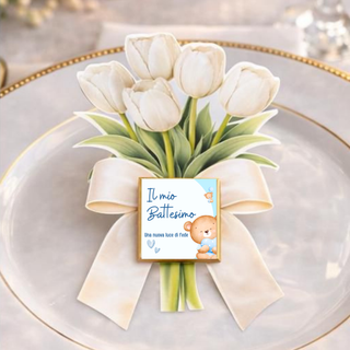 Segnaposti Tulipani Personalizzati per il tuo evento! 15x9 cm (MINIMO 20PZ)