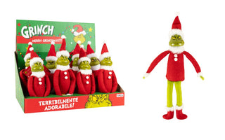 1pz Peluche Morbido Ufficiale Grinch 12cm