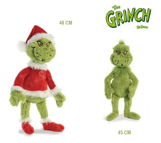 1pz Peluche Natalizio Ufficiale Grinch Assortito - 12cm