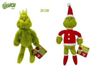 1pz Peluche Natalizio Assortito Ufficiale Grinch - 30cm