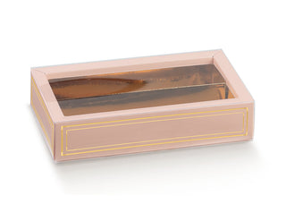 Scotton scatola quadretto elegante rosa 14.5x7.5x3.5 cm 10pz
