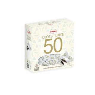 Crispo - Cuor di numeri Confetti con Numeri - 250g