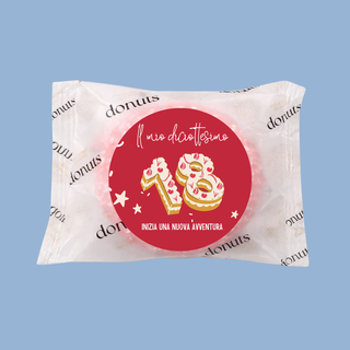 Donuts Incartate Personalizzati Per il tuo Evento! (MINIMO 18PZ)