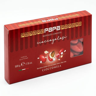 Confetti Papa - Ciocomandorla Ciocco Mela Rosso, Senza Glutine - 500g