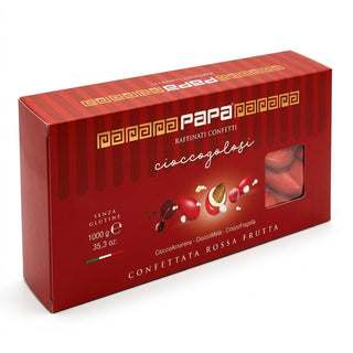 Confetti Papa - Ciocco Mix Frutta Rosso ai Gusti Assortiti, Senza Glutine - 1kg