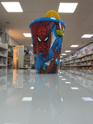 Spiderman Glass Straw