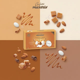 Confetti Maxtris - Ciocomandorla Pasticceria Mandorla Salata e Caramello - 1Kg