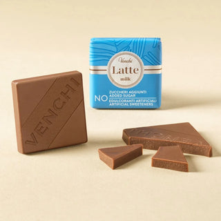 Cioccolato Venchi - Cioccolatino Granblend Latte NO ZUCCHERI AGGIUNTI Senza Glutine - 6g