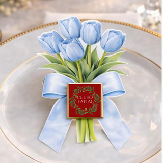 Segnaposti Tulipani Personalizzati per il tuo evento! 15x9 cm (MINIMO 20PZ)